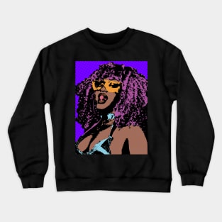 cupcakke style pop art Crewneck Sweatshirt